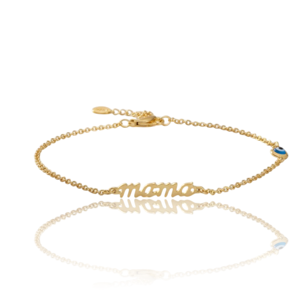Bracciale in oro  k9, mama (code AL2495)